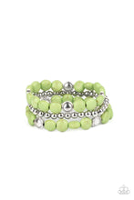Load image into Gallery viewer, PRE-ORDER - Paparazzi Desert Verbena - Green - Bracelet - $5 Jewelry with Ashley Swint