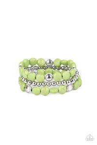 PRE-ORDER - Paparazzi Desert Verbena - Green - Bracelet - $5 Jewelry with Ashley Swint