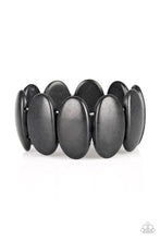 Load image into Gallery viewer, Paparazzi Dramatically Nomadic - Black Stones - Stretchy Band - Bracelet - $5 Jewelry With Ashley Swint