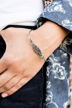 Load image into Gallery viewer, Paparazzi Exquisitely Empress - Silver - Vintage Textures Bracelet - Fashion Fix Exclusive October 2019 - $5 Jewelry With Ashley Swint