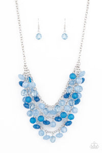 PRE-ORDER - Paparazzi Fairytale Timelessness - Blue - Necklace & Earrings - $5 Jewelry with Ashley Swint