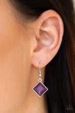 Load image into Gallery viewer, Paparazzi Feeling Inde-PENDANT - Purple Beads - Silver Filigree - Necklace &amp; Earrings - $5 Jewelry with Ashley Swint