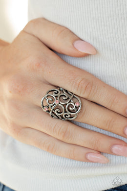 PRE-ORDER - Paparazzi FRILL Out! - Pink - Ring - $5 Jewelry with Ashley Swint