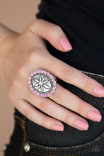 Load image into Gallery viewer, Paparazzi Garden Paradise - Purple - Opalescent Rhinestone - Ring - $5 Jewelry with Ashley Swint