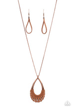 Load image into Gallery viewer, PRE-ORDER - Paparazzi Homespun Artifact - Copper - Necklace &amp; Earrings - $5 Jewelry with Ashley Swint
