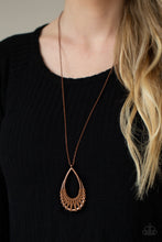 Load image into Gallery viewer, PRE-ORDER - Paparazzi Homespun Artifact - Copper - Necklace &amp; Earrings - $5 Jewelry with Ashley Swint