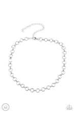 Load image into Gallery viewer, PRE-ORDER - Paparazzi Insta Connection - Silver - Choker Necklace &amp; Earrings - $5 Jewelry with Ashley Swint