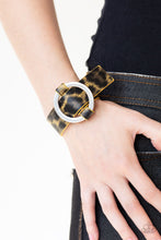 Load image into Gallery viewer, Paparazzi Jungle Cat Couture - Yellow - Cheetah - Leather Bracelet - $5 Jewelry with Ashley Swint