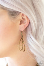 Load image into Gallery viewer, Paparazzi Knotted Knockout - Brass - Seed Beads - Necklace &amp; Earrings - $5 Jewelry with Ashley Swint