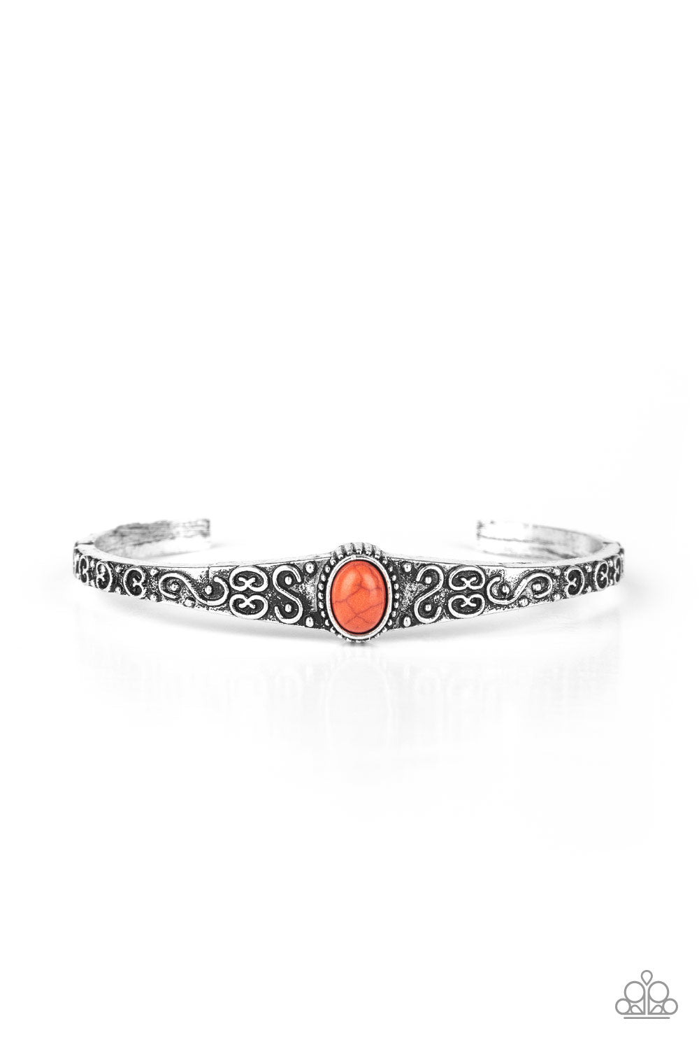Paparazzi Make Your Own Path - Orange Stone - Bracelet - $5 Jewelry with Ashley Swint