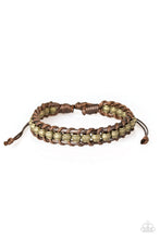 Load image into Gallery viewer, Paparazzi Modern Mariner - Brown - Nautical Inspired Sliding Knot Bracelet - $5 Jewelry with Ashley Swint