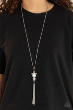 Load image into Gallery viewer, PRE-ORDER - Paparazzi Natural Novice - Silver - Necklace &amp; Earrings - $5 Jewelry with Ashley Swint