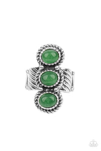 Paparazzi Peaceful Paradise - Green - Ring - $5 Jewelry with Ashley Swint