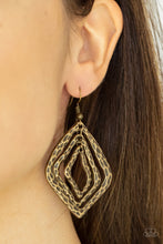 Load image into Gallery viewer, PRE-ORDER - Paparazzi Primitive Performance - Brass - Earrings - $5 Jewelry with Ashley Swint