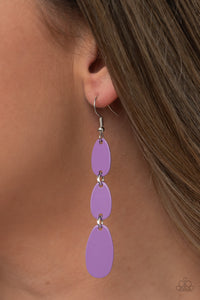 PRE-ORDER - Paparazzi Rainbow Drops - Purple - Earrings - $5 Jewelry with Ashley Swint