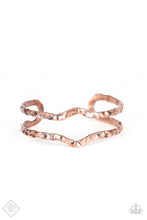 Load image into Gallery viewer, Paparazzi Rustic Ruler - Copper Cuff Bracelet - Fashion Fix / Trend Blend Exclusive - July 2019 - $5 Jewelry With Ashley Swint