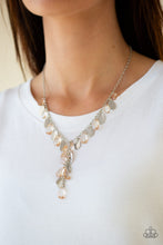 Load image into Gallery viewer, Paparazzi Sailboat Sunsets - Brown - Teardrops swing from Silver Chain Necklace &amp; Earrings - $5 Jewelry With Ashley Swint