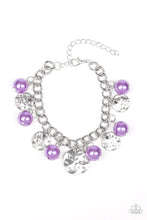 Load image into Gallery viewer, Paparazzi SEA In A New Light - Purple - Silver Bracelet - $5 Jewelry With Ashley Swint