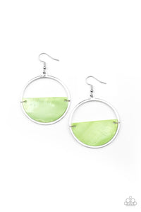 PRE-ORDER - Paparazzi Seashore Vibes - Green - Earrings - $5 Jewelry with Ashley Swint