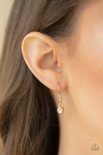 Load image into Gallery viewer, PRE-ORDER - Paparazzi Sparkly Ever After - Gold - Necklace &amp; Earrings - $5 Jewelry with Ashley Swint