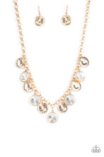 Load image into Gallery viewer, PRE-ORDER - Paparazzi Spot On Sparkle - Gold - Necklace &amp; Earrings - $5 Jewelry with Ashley Swint