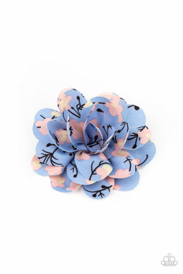 PRE-ORDER - Paparazzi Springtime Eden - Blue - Hair Clip - $5 Jewelry with Ashley Swint