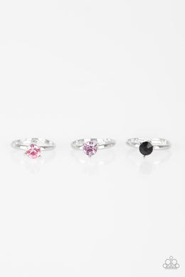 Paparazzi Starlet Shimmer Rings - 10 - Pink, Purple, Black and Blue Gem Rhinestones - $5 Jewelry With Ashley Swint