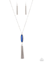 Load image into Gallery viewer, Paparazzi Stay Cool - Blue Beaded Pendant - Silver Chain Necklace &amp; Earrings - $5 Jewelry with Ashley Swint