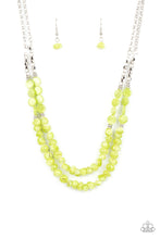 Load image into Gallery viewer, PRE-ORDER - Paparazzi Staycation Status - Green - Necklace &amp; Earrings - $5 Jewelry with Ashley Swint