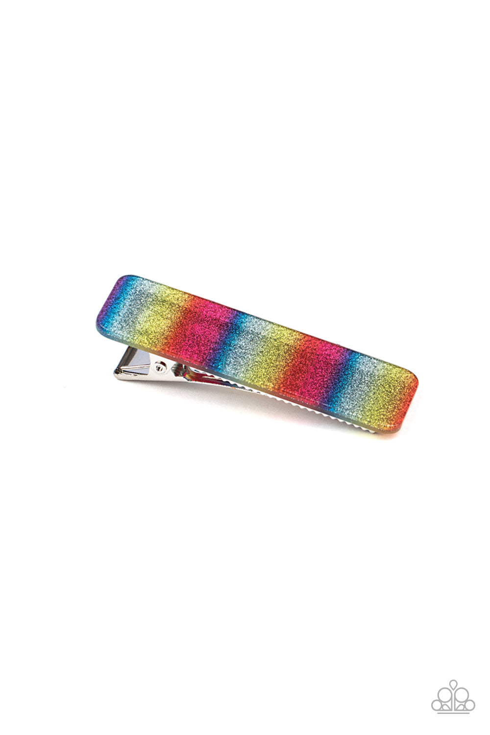 Paparazzi Stellar Rainbows - Multi - Sparkle Streaks of Red, Yellow, Blue, Purple & Pink - Hair Clip - $5 Jewelry with Ashley Swint