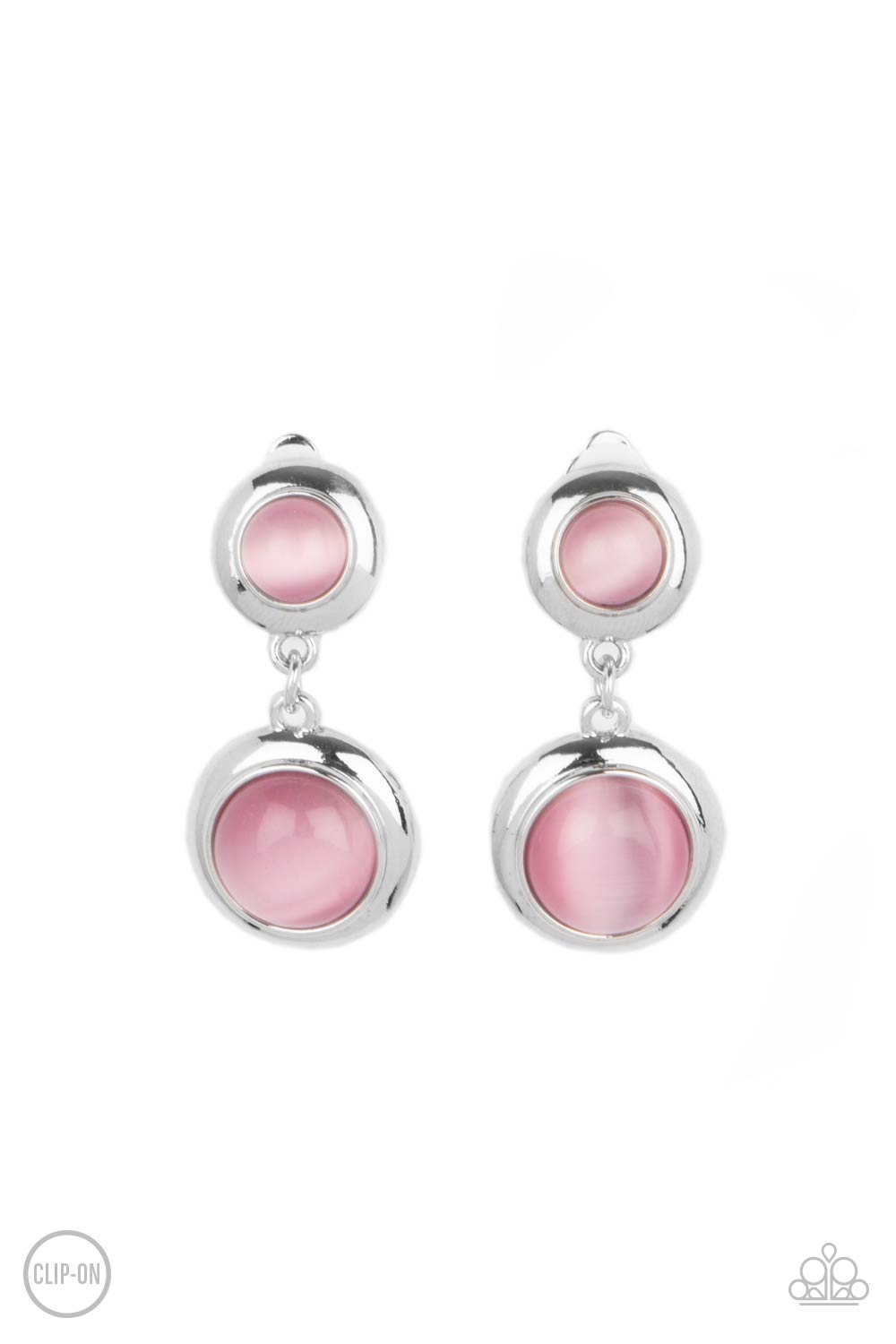 PRE-ORDER - Paparazzi Subtle Smolder - Pink - Clip On Earrings - $5 Jewelry with Ashley Swint