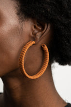 Load image into Gallery viewer, PRE-ORDER - Paparazzi Suede Parade - Brown - Earrings - $5 Jewelry with Ashley Swint