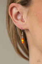 Load image into Gallery viewer, PRE-ORDER - Paparazzi Summery Sensations - Orange - Necklace &amp; Earrings - $5 Jewelry with Ashley Swint