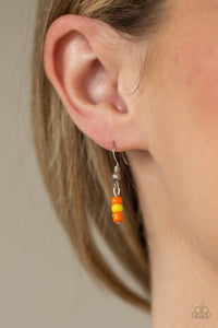 PRE-ORDER - Paparazzi Summery Sensations - Orange - Necklace & Earrings - $5 Jewelry with Ashley Swint