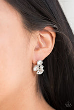 Load image into Gallery viewer, Paparazzi Super Superstar - White Pearls - Rhinestones - Post Earrings - $5 Jewelry With Ashley Swint