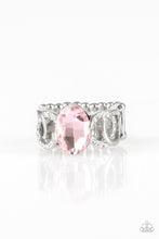 Load image into Gallery viewer, Paparazzi Supreme Bling - Pink - White Rhinestones - Ring - $5 Jewelry with Ashley Swint