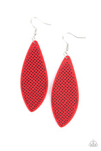 Load image into Gallery viewer, PRE-ORDER - Paparazzi Surf Scene - Red - Earrings - $5 Jewelry with Ashley Swint
