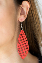 Load image into Gallery viewer, PRE-ORDER - Paparazzi Surf Scene - Red - Earrings - $5 Jewelry with Ashley Swint