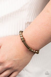Paparazzi Talk Some SENSEI - Brass - Bracelet - $5 Jewelry with Ashley Swint