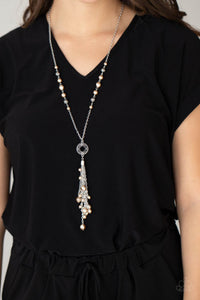 PRE-ORDER - Paparazzi Tasseled Treasure - Brown - Necklace & Earrings - $5 Jewelry with Ashley Swint
