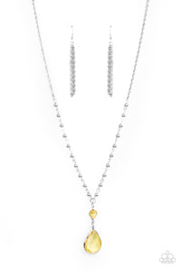 PRE-ORDER - Paparazzi Titanic Splendor - Yellow - Necklace & Earrings - $5 Jewelry with Ashley Swint