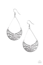 Load image into Gallery viewer, Paparazzi Trading Post Trending - Silver - Earrings - $5 Jewelry With Ashley Swint