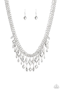 PRE-ORDER - Paparazzi Trinket Trade - Silver - Necklace & Earrings - $5 Jewelry with Ashley Swint