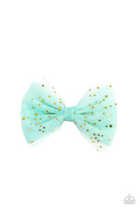 PRE-ORDER - Paparazzi Twinkly Tulle - Green - Hair Clip - $5 Jewelry with Ashley Swint