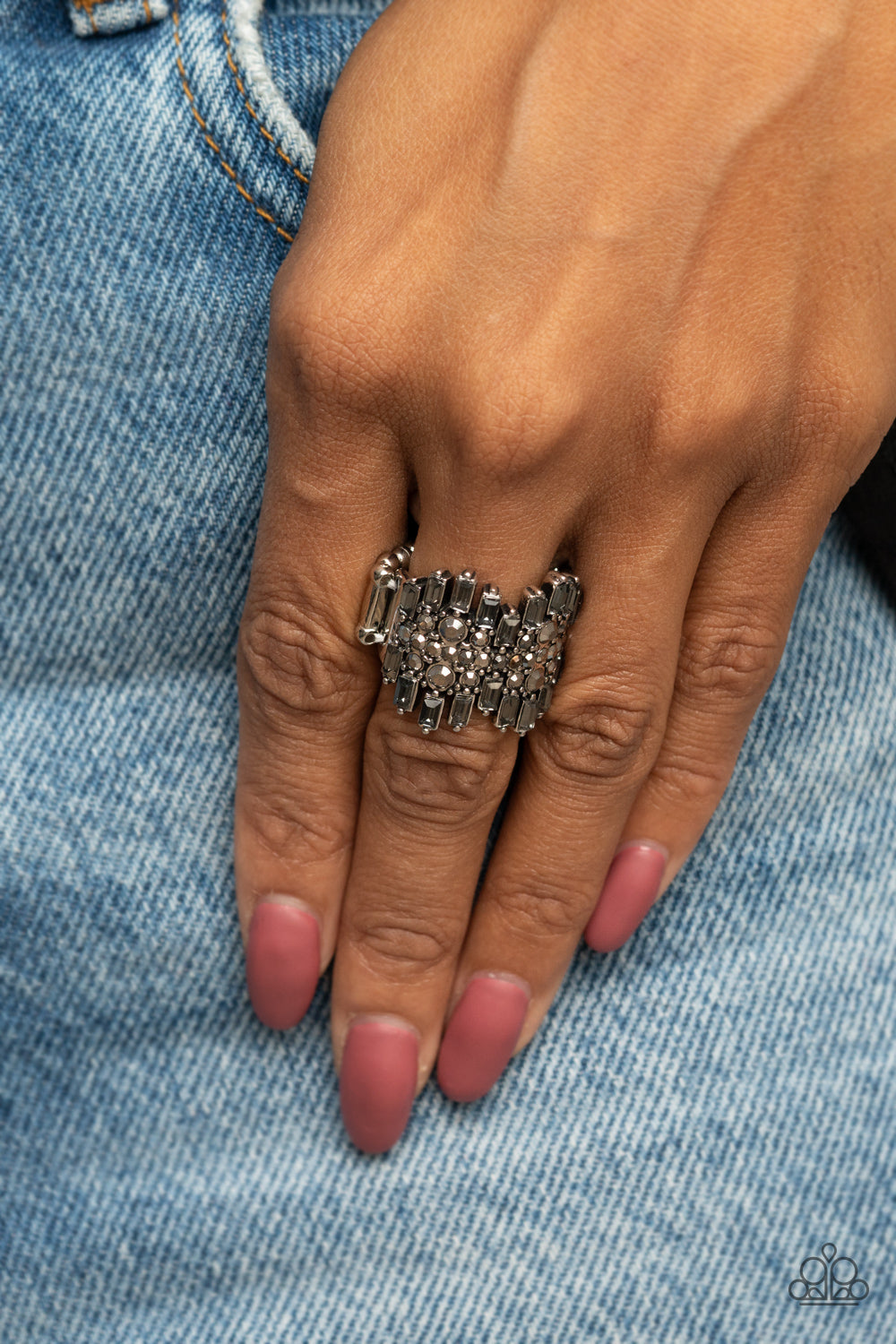 PRE-ORDER - Paparazzi Urban Empire - Silver - Ring - $5 Jewelry with Ashley Swint