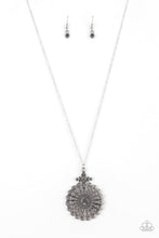 Load image into Gallery viewer, Paparazzi Walk On The WILDFLOWER Side - Silver - Necklace and matching Earrings - $5 Jewelry With Ashley Swint