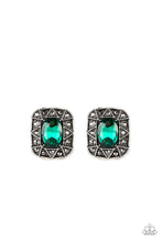 Load image into Gallery viewer, Paparazzi Young Money - Green - Earrings - $5 Jewelry with Ashley Swint