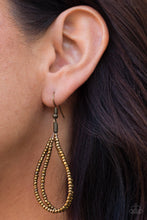 Load image into Gallery viewer, Paparazzi Brazilian Brilliance - Multi Seed Bead Necklace and matching Earrings - $5 Jewelry with Ashley Swint
