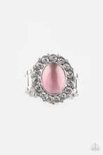 Load image into Gallery viewer, Paparazzi Cinderella Cinderella - Pink - Glowing Moonstone - White Rhinestone - Silver Ring - $5 Jewelry With Ashley Swint