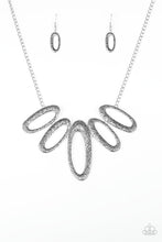 Load image into Gallery viewer, Paparazzi Easy, TIGRESS! - Silver - Necklace and matching Earrings - $5 Jewelry With Ashley Swint
